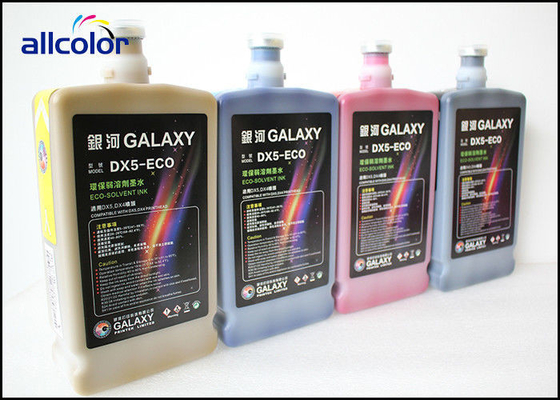 Önden Aydınlatmalı, Arkadan Aydınlatmalı, Vinil, Polyester İçin Parlak Renkler Galaxy Eco Solvent Mürekkep