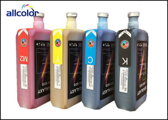 1000 ml Galaxy Eko Solvent Mürekkep Roland Mimaki Yazıcı Için Dx4 Dx5 Dx7 Baskı Kafası